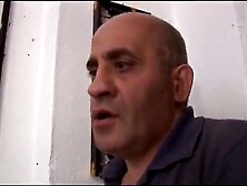 Indecent old pig asks his stepdaughter for an blowjob