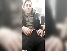 Sucking Off Boyfriend On The Train