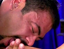 Shemale dominatrixes punishing males 2