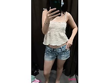 Charming Fresh Hot Horny Thai gf Was Spying In The Dressing Room