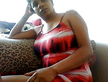 Dark-skinned MILF Boricualovenyc showcases her gigantic tits in a POV fetish scene