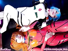 Shaved horny redhead lesbian sex