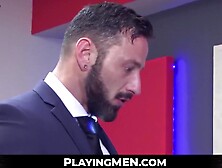 PlayingMen. com - Sexy Robbie Rojo's hardcore anal fucking by a classy and dominant su