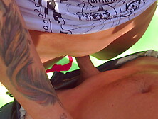 REAL PUBLIC SEX CUM PANTIES