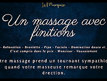 A Massage With Finishing Touches - French Audio Porn Blowjob