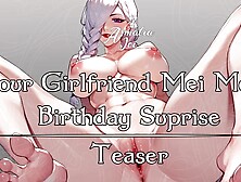 [Asian cartoon JOI TEASER] - Your Gf Mei Mei's Birthday Suprise (Dominant,  Feet,  NTR,  Soft Femdom)