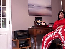 AuntJudysXXX - big beautiful woman Boss Lady Montse Swinger Gets Caught Masturbating at the Office