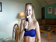 Scarlett Sage In Scarlett Glows At The Beach