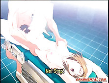 Bondage anime nurse brutally fucks by doctor and spays shits
