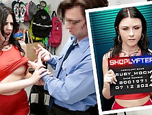 Corrupted Loss Prevention Officer Has No Mercy For Shoplifting Teenie - Shoplyfter