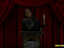 Titties in tight plastic wrap