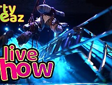 Intense shibari LIVE show with Anuskatzz and Lily Lu from Z-filmz - Sleazy Dreaz extrem BDSM bondage