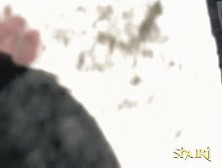 Small playful doll getting involved in really great sharking action