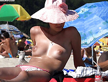 Nude lovers caught on beach cams