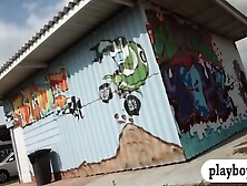 Big Boobs Babes Enjoy Sliding Down The Mad And Driving Atv