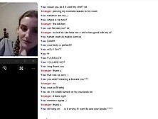 Horny teen shows all on omegle to new friend