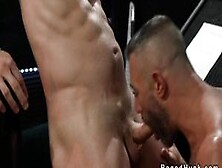 Radio Station Studio Gay Bareback Anal Sex (Deep Throat)