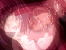 Busty hentai cutie with perfect tits gets her dripping wet pussy drilled