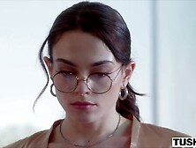 TUSHY Tiny Sophia gets schooled in anal by her professor