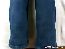 Tight ass gets fucked by strong cock