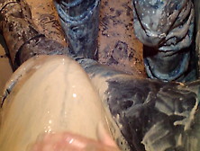 Leathergays Playing In Mud,  Muddy Leather Bulge