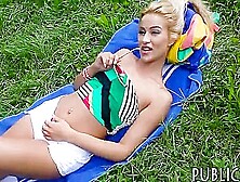 Hot Czech Babe Gets Pounded In The Park