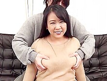 Goju-287 Confused And Embarrassed,  But Unable To Hide Her Pleasure! Amateur Mature Womens Bare Breasts Massaged! 4