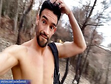 Sensual Sunset Hike With A Risky Twist! Close Call With A Flawless Booty Guy.