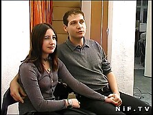 Casting fresh amatuer lovers fucking and toying on the desk