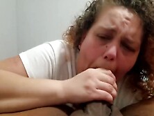 She made him watch while she suck the nut out of bbc