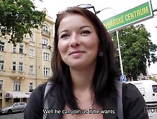 Adorable Hottie Denisse Gets Cash And Gets