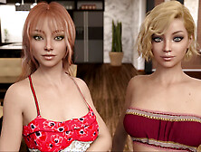 The Entrepreneur visual novel gameplay featuring big boobed mommy and some serious ass action