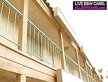 Pink mamelons bbw baise un gars mince.  Cul grassouillet partie 1