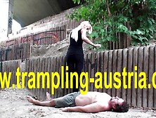 Trampling Austria Featuring Princess Paris's Feet Dirt