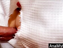 Stepson ambushes Milf and fucks her inside the booty