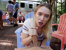 Juliette Mint's Outdoor Feast Ignites Wild Interracial Heat