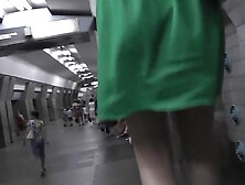 Upskirt free clip with participation of petite MILF