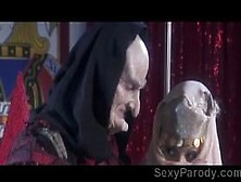 Cockstarving space ship officer struggles with a huge c