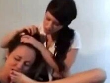 Lesbian Footslaves - best of