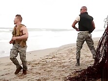 Military Homos Michael Roman And Blake Hunter Bang Hard