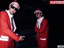 LETSDOEIT - Best Christmas Fellatio From Hottie cunt with mouth Lullu Gun