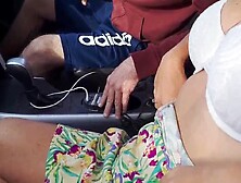 Amateur Wife Goes Car Dogging.  Picks up Strange Man in public to Bang and Cum Inside Her Twat.