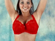 Show me love big bouncy college girl tits dance tease