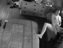 Masturbates with breast and bunny clamps camera that is hid