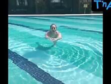 Natalya Rudova Bikini Scene in Natalya Rudova Showing Her Sexy Body After Getting Out Of The Pool