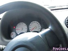 Outdoor bitch cumshot pov