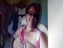 WET PUSSY BIG BOOBS MILF  GLASSES BLONDE WEBCAM HIDDEN