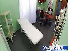 Damn Sexy Blonde Novakova Gets Fucked By Her Doctor In The Examining Table