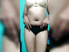 Desi Girl Undressing And Masturbating Her Black Pussy