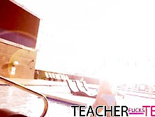 Teacher Seduces Student Dong And Youthful Girlfriends